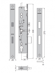 RF-Schloss 409x 1flg AP-E35