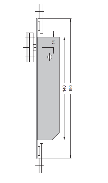 SCHÜCO 241373 Sperrelement 